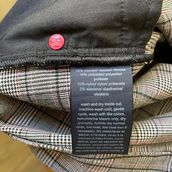 Tommy Hilfiger The Flex Plaid Patterned Ankle Pants 14 - Picture 12 of 12